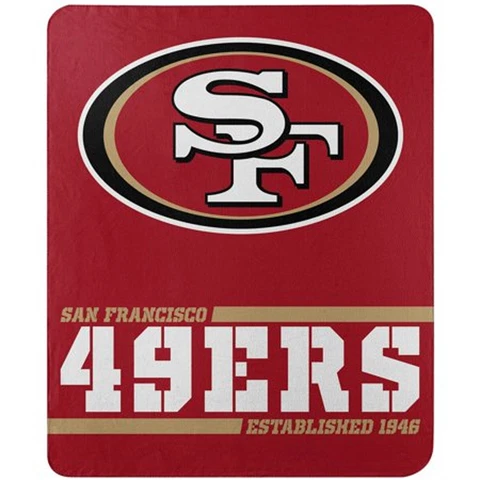 New Football San Francisco 49ers Fleece blanket Southpaw Soft Throw 50" x 60" Cover