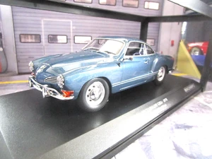 VW Volkwagen Karmann Ghia cupé azul azul 1970 Minichamps 1:18 - Imagen 1 de 8