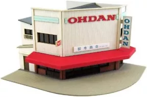 Sankei MP03-60 Bike Shop Paper Craft N Scale - Picture 1 of 3