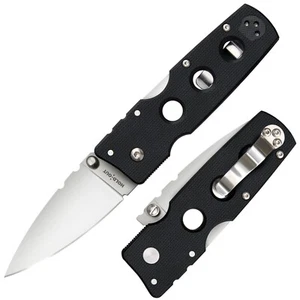 Cold Steel Hold Out Lockback Black G10 Folding CPM-S35VN Knife 11G3 - Picture 1 of 1