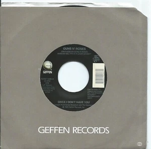 Guns N' Roses:Since I don't have you/You can't put your arms around a memory - Bild 1 von 2