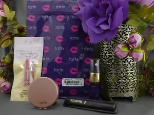 Tarte Beauty Bundle Makeup Sample 4pc Mascara + Lipstick + Blush + Skin Mist NIB - Picture 1 of 19