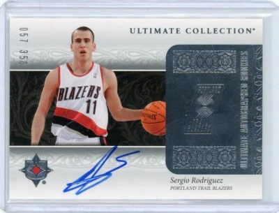 2006-07 Upper Deck Ultimate Collection Autograph #217 Sergio Rodriguez 57 of 350 - Image 1 of 2