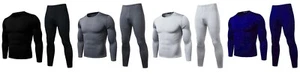 Conjunto térmico forrado de vellón ultra suave de invierno para hombre conjunto de ropa interior larga John M-XXL - Imagen 1 de 11