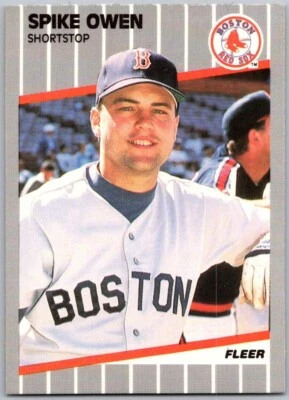 1989 Fleer - #93 Spike Owen - *Near Mint* - Image 1 of 2