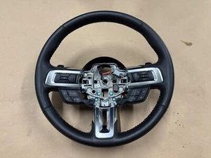 2015-2017 Ford Mustang GT Leather Steering Wheel "Auto" - OEM - Picture 1 of 18