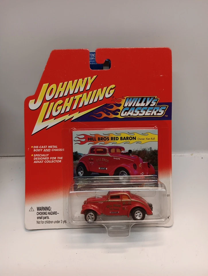 Johnny Lightning Willys Gassers Hill Bros Red Baron Ken Kull 1:64 Diecast  - Image 1 of 1