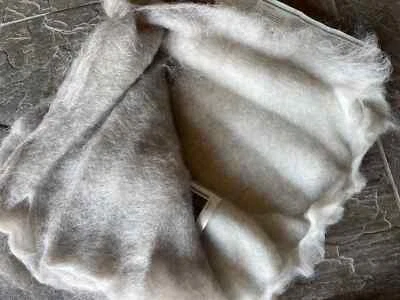 WOOL ROVING washed sheep fleece fiber Navajo Churro fiber felting spinning weave - Image 1 of 4