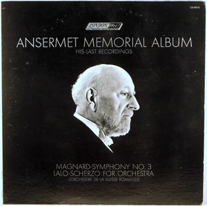 LONDON ffrr UK 1969 ED1 Magnard Lalo ANSERMET MEMORIAL ALBUM Symphony #3 CS-6615 - Picture 1 of 3