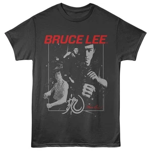 Bruce Lee Martial Arts Legend Collage Poster Men's T Shirt - Picture 1 of 5