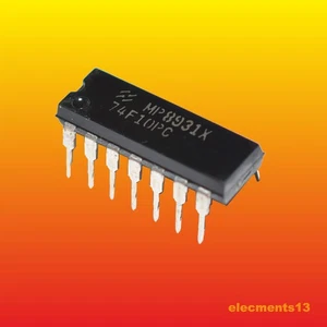 74F10PC NSC INTEGRATED CIRCUIT LOGIC PDIP14 - Picture 1 of 2