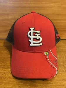 Cappello camionista St. Louis Cardinals New Era maglia rossa invecchiata Bill MLB berretto OSFM - Foto 1 di 5