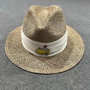Masters Augusta National Straw Sun Hat Size L/XL Vintage PGA Golf Made In USA - Picture 1 of 7