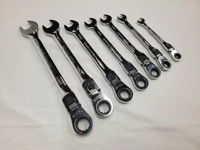 Juego de llaves de trinquete flexibles de bloqueo métrico Sears Craftsman EE. UU. 42401 7 piezas 12 piezas Foto 1 de 4