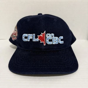 Vintage Calgary Stampeders Cap Hat Adult Blue One Size 2000 Grey Cup Starter Men - Picture 1 of 7