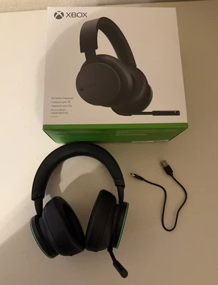Cuffie wireless Microsoft Xbox - leggermente usate - include caricatore + scatola originale - Immagine 1 di 2