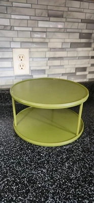 Vintage Rubbermaid Avocado Green #2725 2 Two Tier Lazy Susan  - Image 1 of 4
