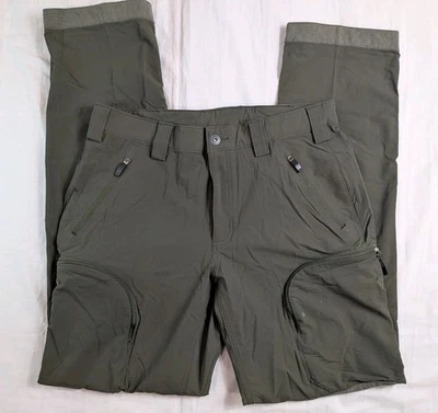 Pantalones cargo Alaskan Hardgear Duluth Trading Turnagain para hombre 34x34 verde oliva  Foto 1 de 4