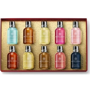 Molton Brown Luxury Bath & Shower Gel 10pc Gift Set Stocking Filler 10x50ml NEW - Picture 1 of 4