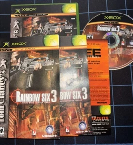 Tom Clancy's Rainbow Six 3 Xbox Microsoft CIB Completo Probado Funcionando - Imagen 1 de 5