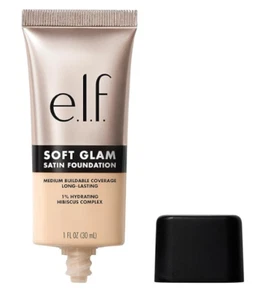 e.l.f. Base satinada Soft Glam bastante neutra - Imagen 1 de 2
