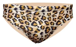 ACCLAIM Classic Leopard Print Sports Fit 6 cm Brief Swimming Trunks Mens 2025 - Picture 1 of 7