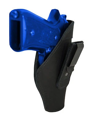 New Barsony Black Leather Tuckable IWB Holster for Full Size 9mm 40 45 Pistols - Image 1 of 4