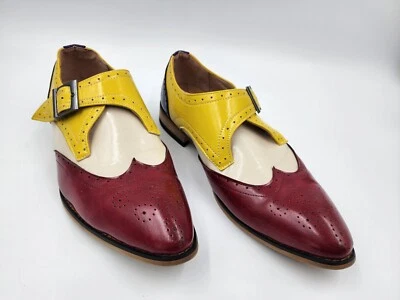 Zapatos Oxford informales con hebilla de trabajo puntiaguda de ocio de negocios formales de vestir para hombre Foto 1 de 4