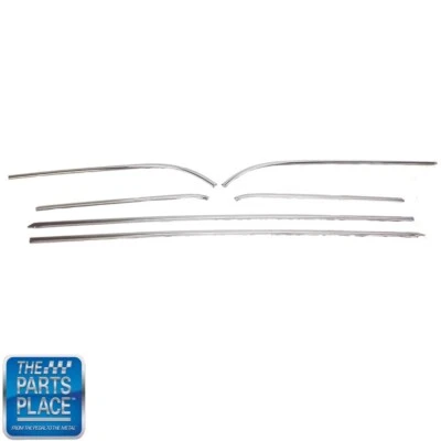 Kit de 6 piezas de moldeo de riel de goteo Chevy Nova/Chevy II 1968-72 Foto 1 de 2