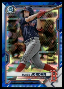 Bowman Draft 2021 edición zafiro #BDC-182 Blaze Jordan - Imagen 1 de 2
