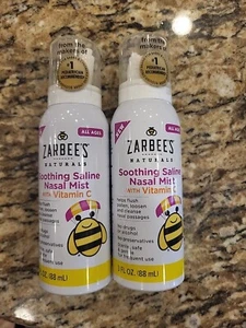 Zarbee's Children's Nasal Spray w/ Vitamin C Uncaped 2PK x 3oz Exp 11/24 - Picture 1 of 5