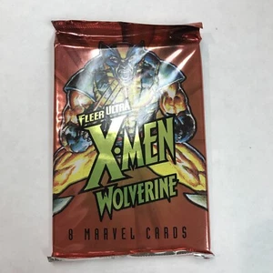 1996 Fleer Ultra Marvel X-Men Wolverine Trading Cards Sealed Pack - 8 Cards - Picture 1 of 4