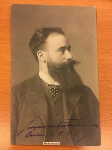 Autograph postcard by Hermann Sudermann - Picture 1 of 1