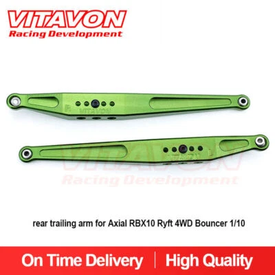 Vitavon CNC Alu7075  Rear Trailing Arm for Axial RBX10 Ryft 4WD Bouncer 1/10 - Image 1 of 4