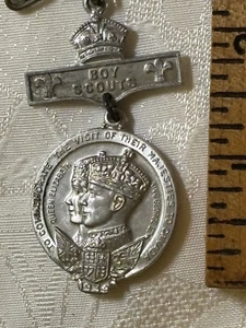 1939 Boy Scouts of Canada King George VI Royal Visit medal - Picture 1 of 2