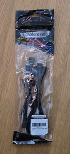 CableMod 3-Pin LED Extension Cable Kit # black / schwarz # CM-CAB-LKIT-3PK-R - Bild 1 von 3