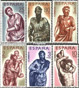 Spain 1327-1332 mint/MNH 1962 Woodcarving - Picture 1 of 1