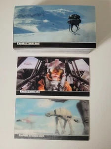 Juego completo de tarjetas coleccionables Star Wars Empire Strikes Back 3D visión ancha más promociones - Imagen 1 de 1