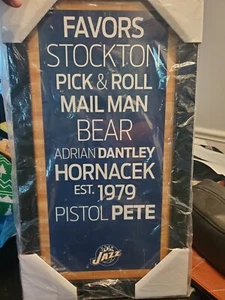 Utah Jazz-NBA Steiner Sports Memorabilia 2013 Framed Poster 22x19" Out of Print! - Picture 1 of 5