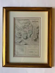1862 Map of Jerusalem in the Time of Christ from Bible Atlas SEE DESCRIPTION - Picture 1 of 4
