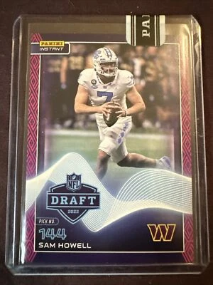 Sam Howell Panini Instant 2022 Draft /25 - Image 1 of 4
