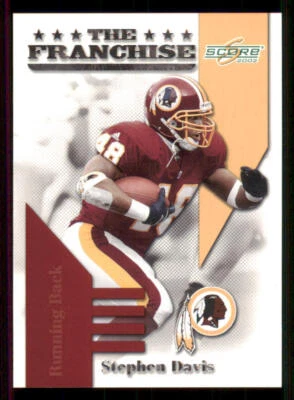 2002 Score The Franchise #31 Stephen Davis - Image 1 of 2
