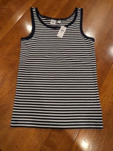 NWT GAP Girls Kids Striped Shirt Sleeveless Tank XXL 14-16 T-Shirt NEW - Picture 1 of 4