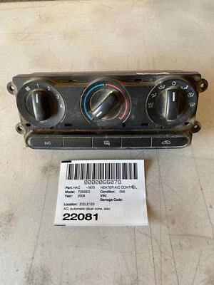 Ford F250 SD 2008 calefacción control de aire acondicionado automático (doble zona) asientos/espejos sin calefacción Foto 1 de 4