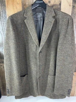 Hugo Boss шерсти кашемир 46 R бордовый коричневый винтажный Blazer Sport пальто куртка XL - Изображение 1 из 4