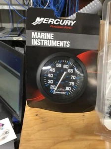 Mercury Outboard Speedometer Black 80 MPH 859678A1 - Foto 1 di 3