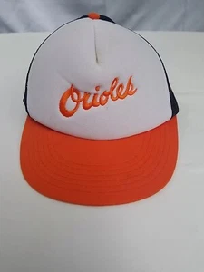Black White & Orange Orioles DA Baseball Snapback Cap Hat Butterfinger Baby Ruth - Picture 1 of 8