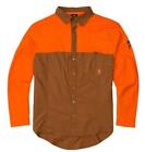 Browning Midweight Shirt - Men's, Blaze/Tan Model# 3016657203