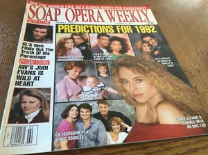 Soap Opera Weekly Jan 14 1992 Predictions Volume 3 Issue 2 - Picture 1 of 3