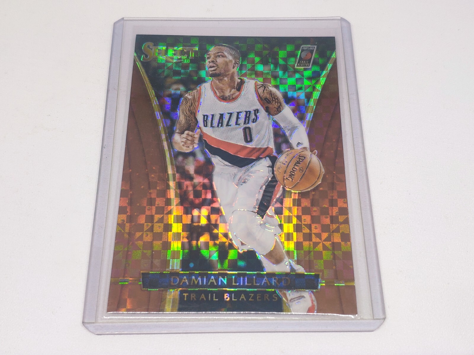 2015-16 Panini Select Courtside Prizms Copper DAMIAN LILLARD /49!!